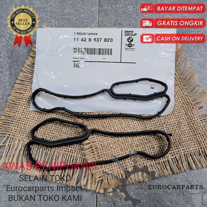 Gambar SEAL SIL OIL COOLER MESIN BMW N20 N52 N54 N55 ORIGINAL 11428637820 11427525335 dari Eurocarparts Impact undefined Tokopedia