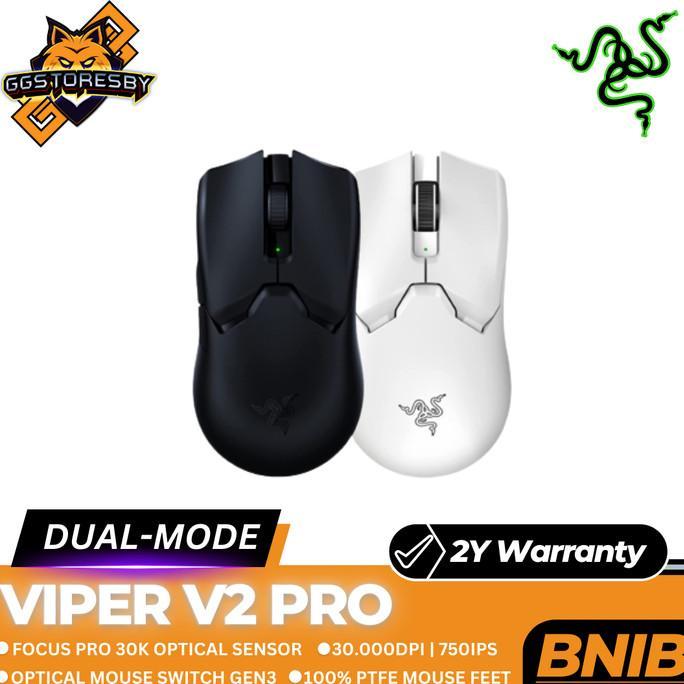 Gambar Terbaru Razer Viper V2 Pro Wireless Gaming Mouse - WHITE dari agamscell undefined Tokopedia