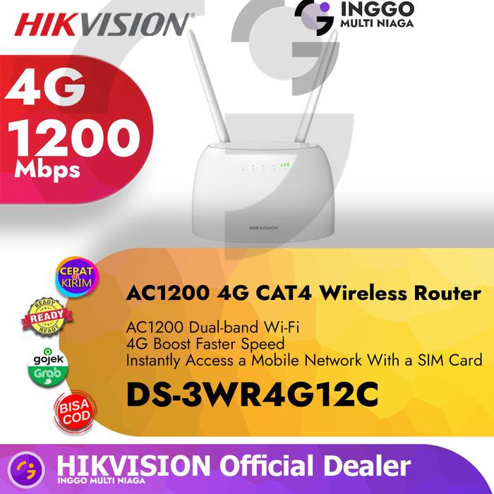 Jual HIKVISION DS-3WR4G12C Wireless Router Wifi Kota