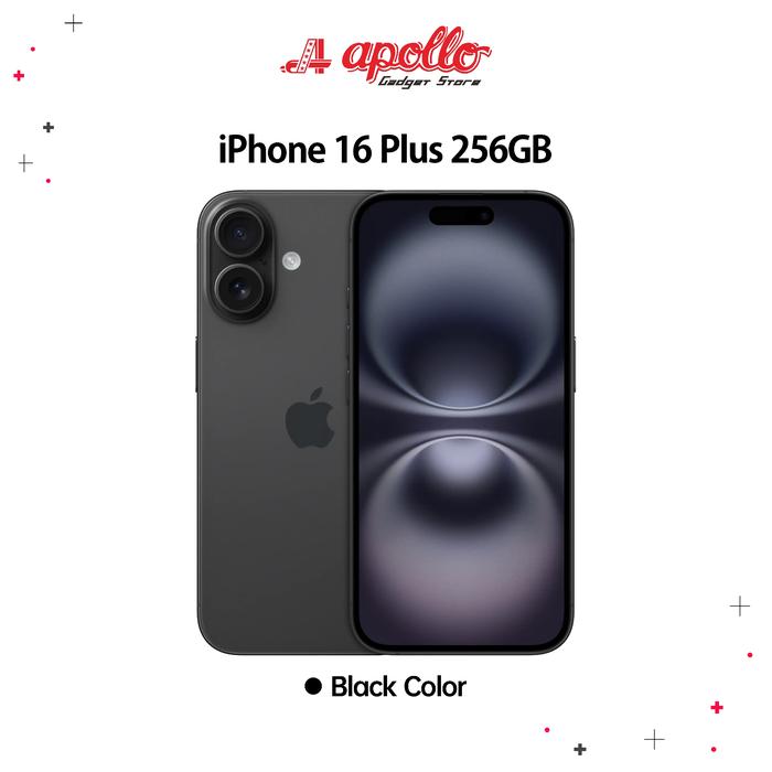 Gambar Apple iPhone 16 Plus 256GB Garansi Resmi Indonesia - Black dari ApolloGadgetStore.id undefined Tokopedia