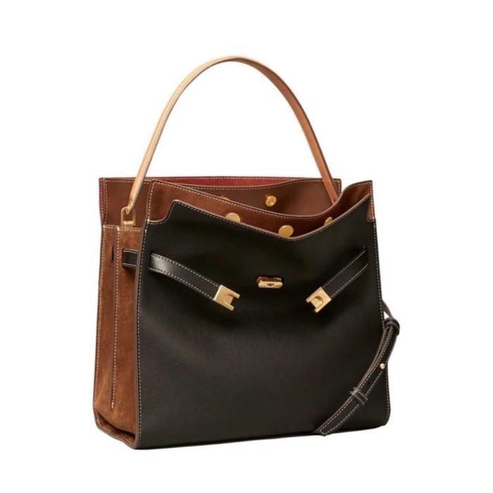 Jual Tory Burch Lee Radziwill Double Bag Balck Kota Semarang