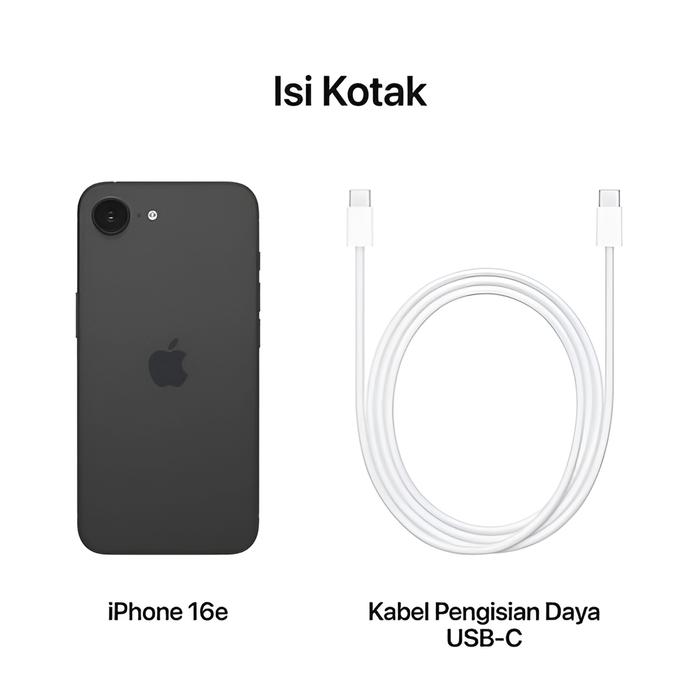 Gambar Apple iPhone 16e (Special Edition) - Black, 128 GB dari Digibox Indonesia undefined Tokopedia