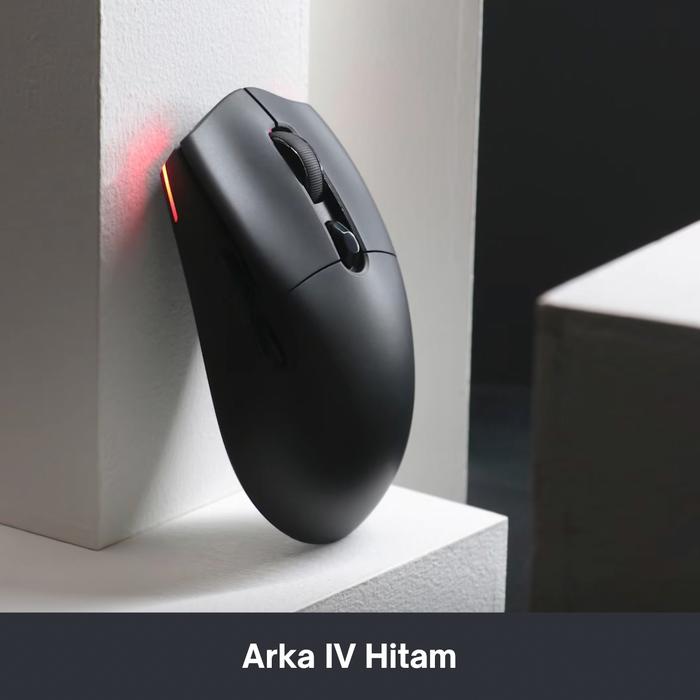 Gambar Rexus Arka IV RX115 Mouse Gaming Wireless 3 connection Modes , Arka 4 RX-115 Ambidextrous with Macro Software , PAW 3311 Pixart Sensor Hitam Kabel - Hitam dari Click & Go Tokopedia Kota Bandung Tokopedia