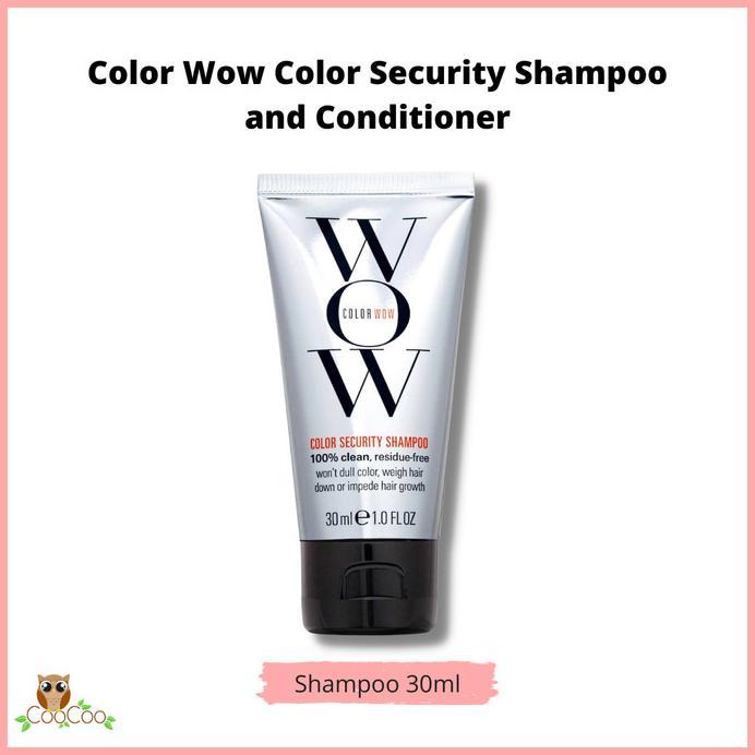 Gambar COLOR WOW COLOR SECURITY SHAMPOO AND CONDITIONER BERKUALITAS - Shampoo, 30ml dari Tokoserbaidd undefined Tokopedia