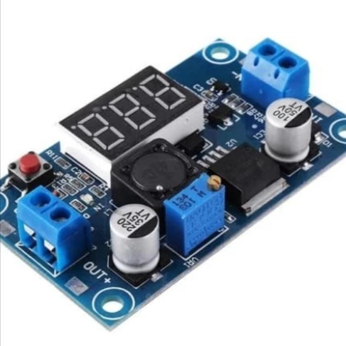 Gambar lm2596 module DC To DC Stepdown step down display voltmeter 7 segment - MODULE LM2596 dari art techno new_NEW undefined Tokopedia
