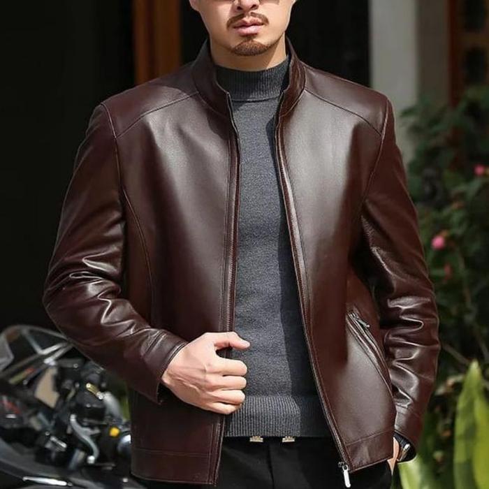 Gambar BRO STORE - Jaket Kulit Asli Garut-jaket Kulit Asli Domba Garut-jaket Kulit Asli Pria - Hitam, XS dari Bro_Store ID undefined Tokopedia