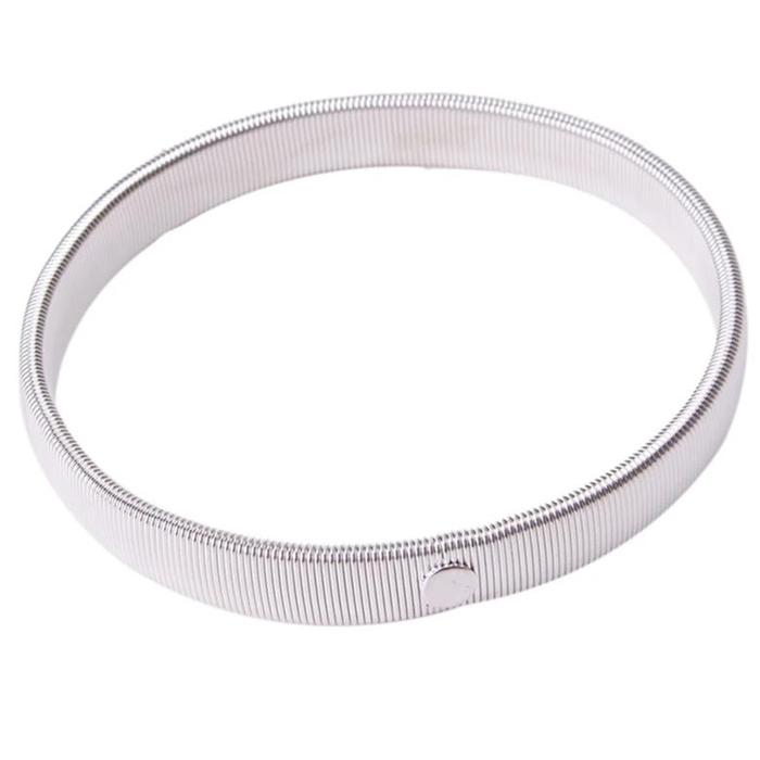 Gambar IMPORT ONE PCS ELASTIC ARMBAND SHIRT SLEEVE HOLDER WOMEN MEN FASHION ADJUSTABLE ARM CUFFS BANDS FOR PARTY WEDDING CLOTHING ACCESSORIES - Silver colour dari Arbaalba undefined Tokopedia