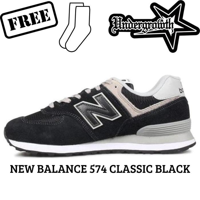 New Balance 574 'Classic Black' ML574EGK 39 di Understyleright Tokopedia
