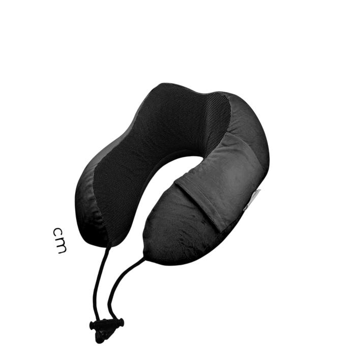 Gambar Rhodey Bantal Leher Travel U Shape U-Shaped Memory Foam Neck Pillow - Black dari Guncloud04 Corner undefined Tokopedia
