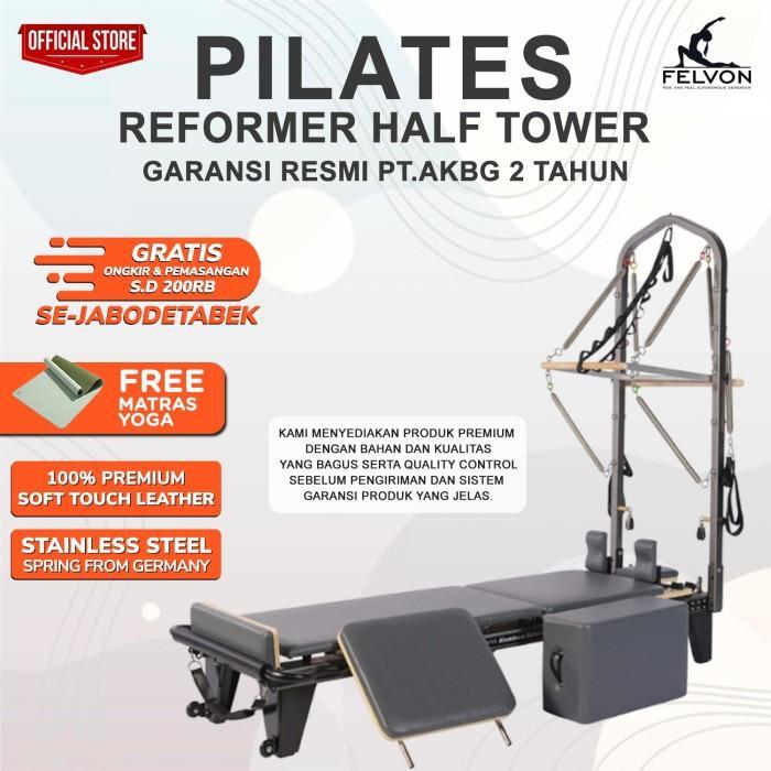 Gambar NEW PRODUCT FELVON PILATES REFORMER HALF TOWER MAMAHFH - Maple dari mamahfh undefined Tokopedia