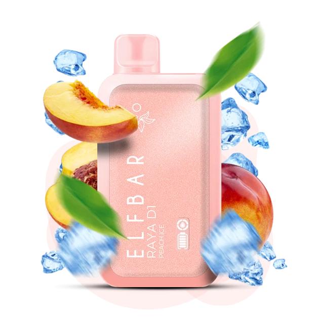 Gambar Elf Bar 13.000 Puffs Raya D1 13.000 Puff ELFBAR Raya - Peach Ice dari Luminous Quotes undefined Tokopedia
