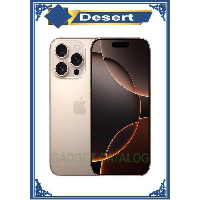 Gambar Second Apple iPhone 16 Pro Max Dual Sim Nano HK 1TB - Desert, 16 Max 1TB dari Gadget Catalog undefined Tokopedia