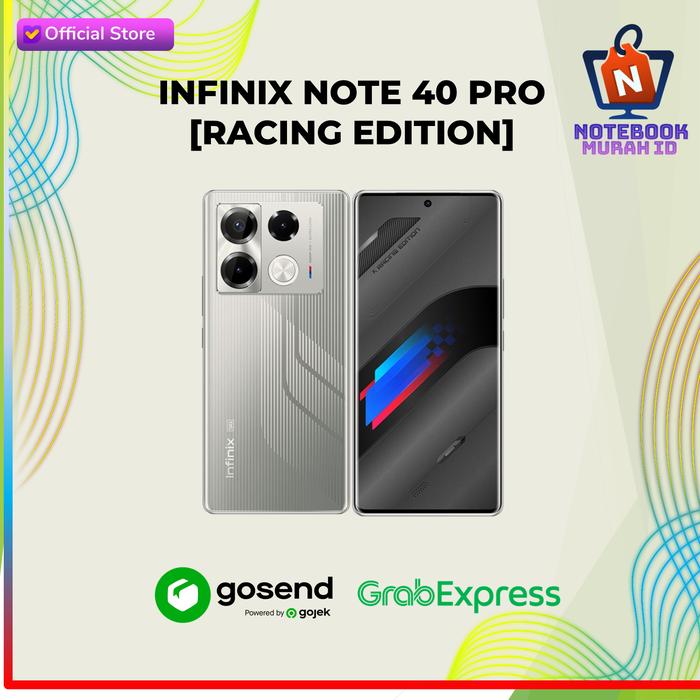 Gambar Infinix Note 40 Pro 5G 8Gb 256Gb [Racing Edition] dari Notebook Murah ID undefined Tokopedia