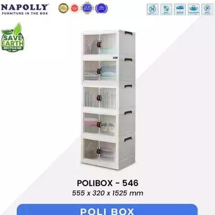 Gambar Lemari Plastik Serbaguna POLIBOX NAPOLLY Transparan 2 Pintu 1 2 3 4 5 Susun MURAH BAGUS - 5SUSUN - 546 dari ADIJAYA MARKET undefined Tokopedia