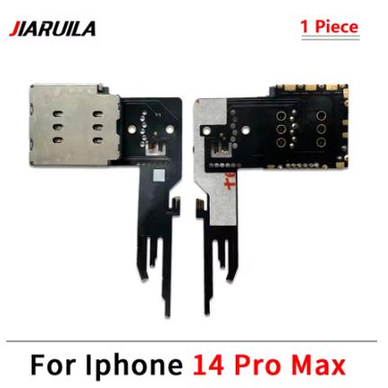 Gambar Dual SIM Card Tray Holder Socket Slot For Iphone 15 14 13 12 Pro Max Mini Plus Reader Replacement Parts - 1pcs 14 Pro Max dari Hanggara04 undefined Tokopedia
