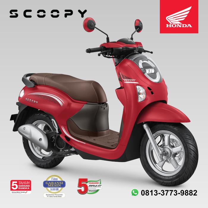 Gambar Honda Scoopy Prestige/Stylish (smart key) 2024 - Stylish Merah dari Ragnar Otomotif undefined Tokopedia