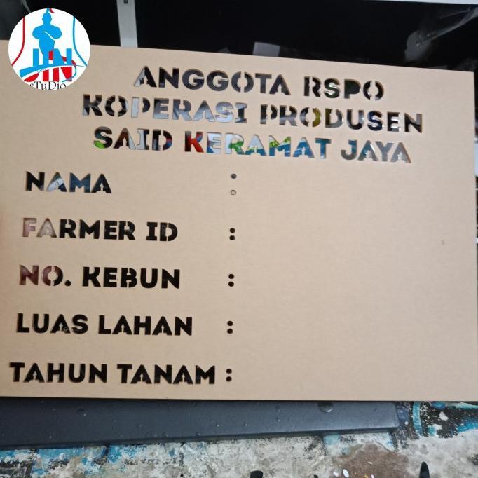 Gambar CETAKAN TULISAN-ANGKA CAT PILOX AKRILIK (CUSTOM) - A3 dari Griya CETAKAN undefined Tokopedia