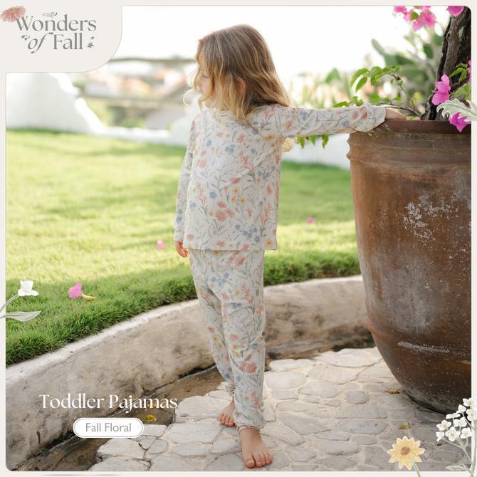 Gambar TODDLER PAJAMAS - WONDERS OF FALL - TENCEL - COSOCO KIDS - Fall Floral, 1-2Y dari utamiez undefined Tokopedia