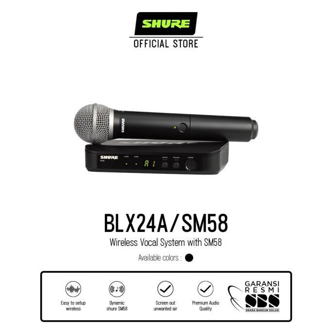 Gambar Promo Shure Blx24A/Sm58 Best Quality - H8E dari VokalKita undefined Tokopedia