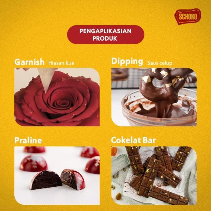 Gambar Schoko Strawberry Chocolate Couverture Cube - 1 Kg / Kovertur Dadu Ready Stok Terbaik dari Adit_SNACK undefined Tokopedia