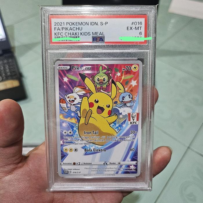 Pikachu KFC Promo, Pikachu 016/S-P Light Played (Good Condition
