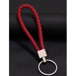 Gambar Gantungan kunci Keychain sintetis Model Tali Kepang - Maroon dari anstore.smd undefined Tokopedia