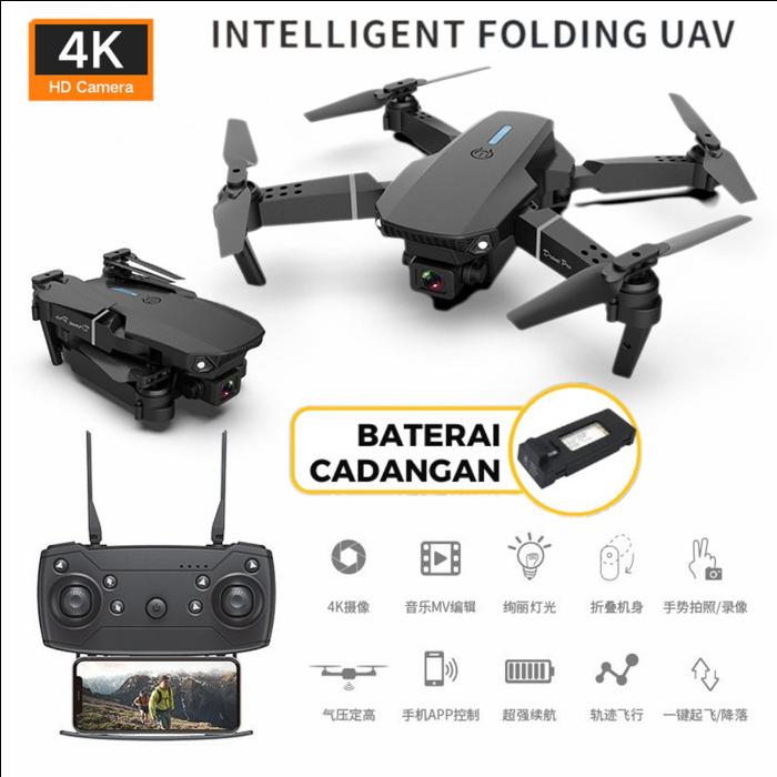 Gambar AFFSELV Drone Mini Pro Quadcopter Dual Battrey Camera Wifi 4K 360 Rotation Headless Mode Murah Kamera Remote Plastik Led - Drone 2 Battrey dari Affselv Now undefined Tokopedia