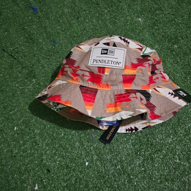 Gambar ready !!! New Era x Pendleton bucket hat original bnwt murah - S/M dari raja topi idola undefined Tokopedia
