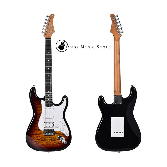 Gambar Gitar Elektrik Kaysen KST-217 Stratocaster Electric Guitar - 3TS dari Thanos Music undefined Tokopedia