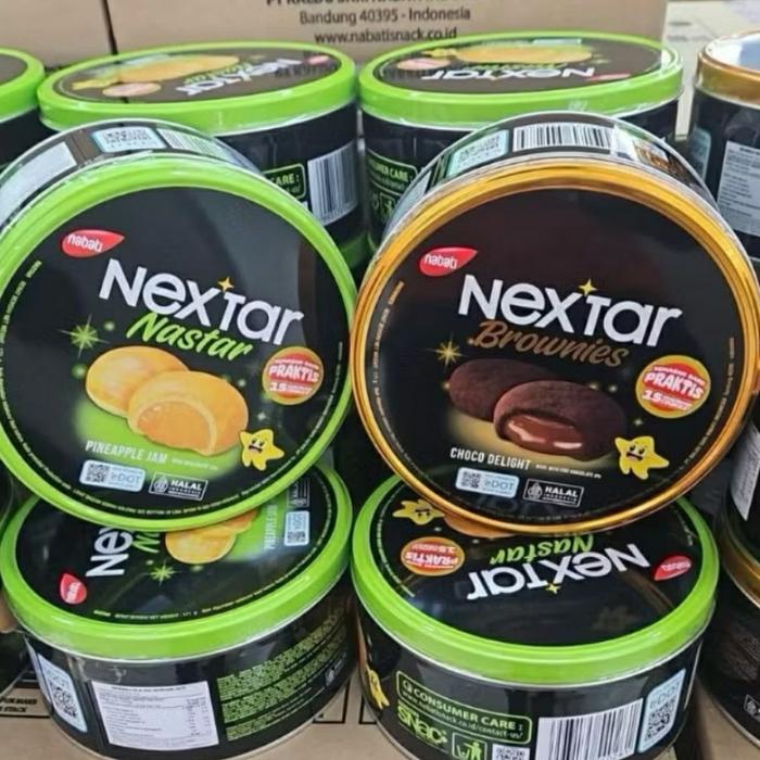 Gambar nextar kaleng nastar cookies pineapple nanas dari Syahilla mart undefined Tokopedia