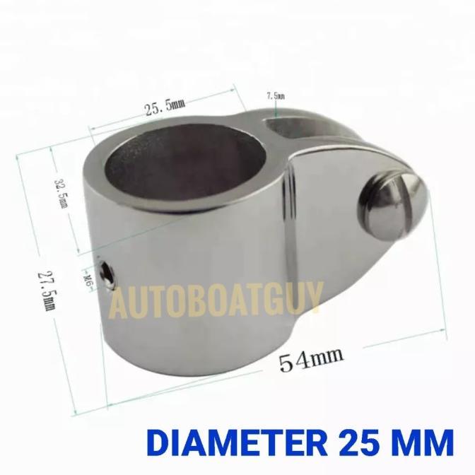 Gambar Bimini Top Fitting - JAW SLIDE Stainless Steel 316 -Tenda Perahu Terlaris - 25 MILIMETER dari Kuningg Store undefined Tokopedia