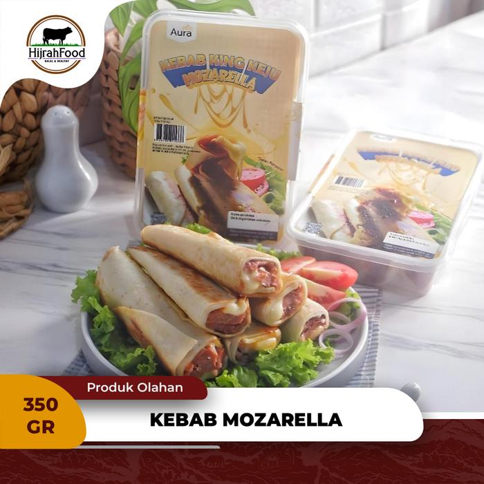 Gambar Kebab King Beef Kebab | Kebab Frozen Beku Mini - 350 gram - Keju Mozarella dari Hijrahfood Meatshop undefined Tokopedia