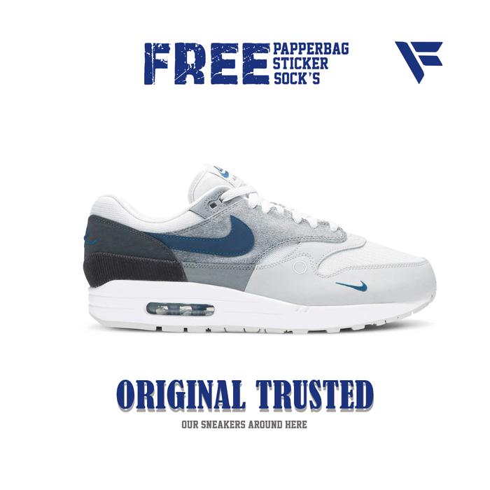 Promo Nike Air Max City Pack London Grey Blue Original 41 di  Tokopedia
