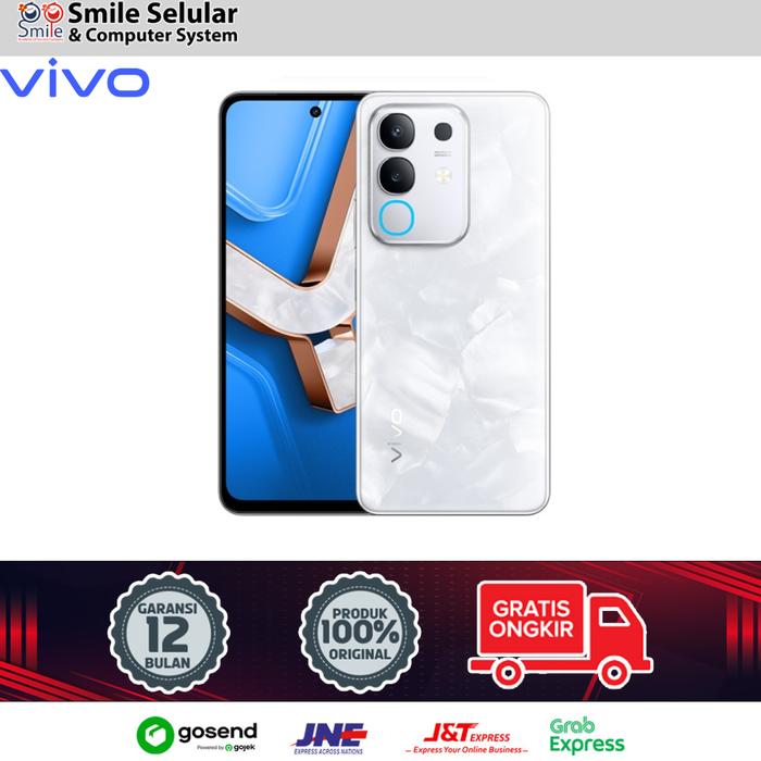 Gambar Vivo Y29 [6/128, 8/128, 8/256] - Design Marmer Eksklusif, 6500mAh - White, 8/128 dari Smile Selular dan Computer System undefined Tokopedia