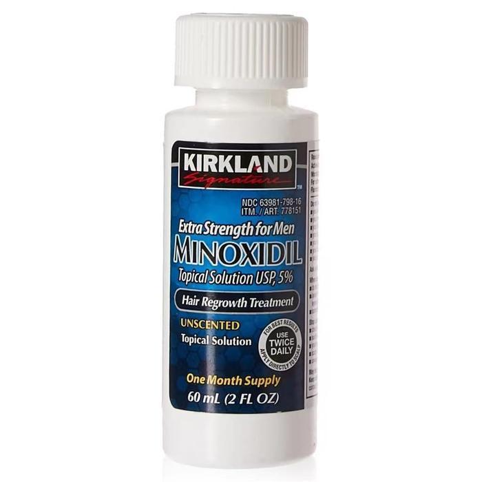 Gambar Kirkland Signature Minoxidil 5% Topical Solution Extra Strength Hair Regrowth Treatment for Men - 1 botol dari K24 JAYA undefined Tokopedia