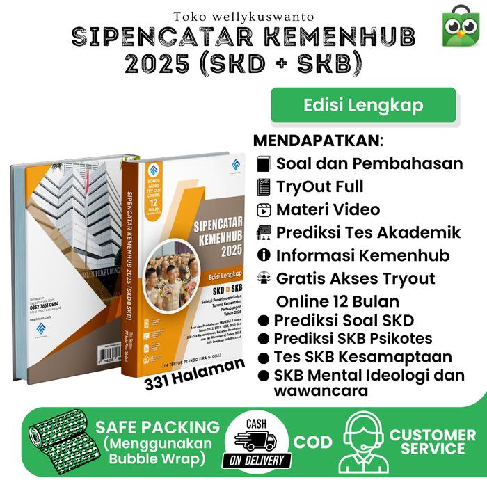 Gambar Terbaru SIPENCATAR KEMENHUB [SKD + SKB] (Edisi Lengkap & Edisi Hemat) - Edisi Lengkap dari indofira_NEW undefined Tokopedia