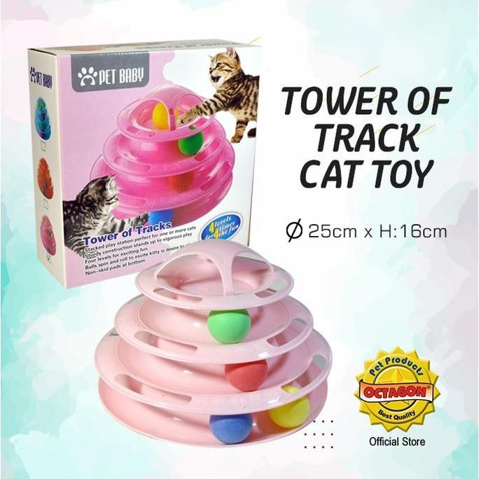 Gambar Tower Of Track - Mainan Kucing Murah dari warungbeang undefined Tokopedia