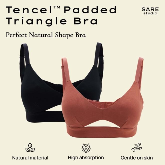Gambar terbaru Sare Studio Padma Padded Tencel Triangle Bra 2 Packs in Mix Color - S dari kurnyaa0 undefined Tokopedia