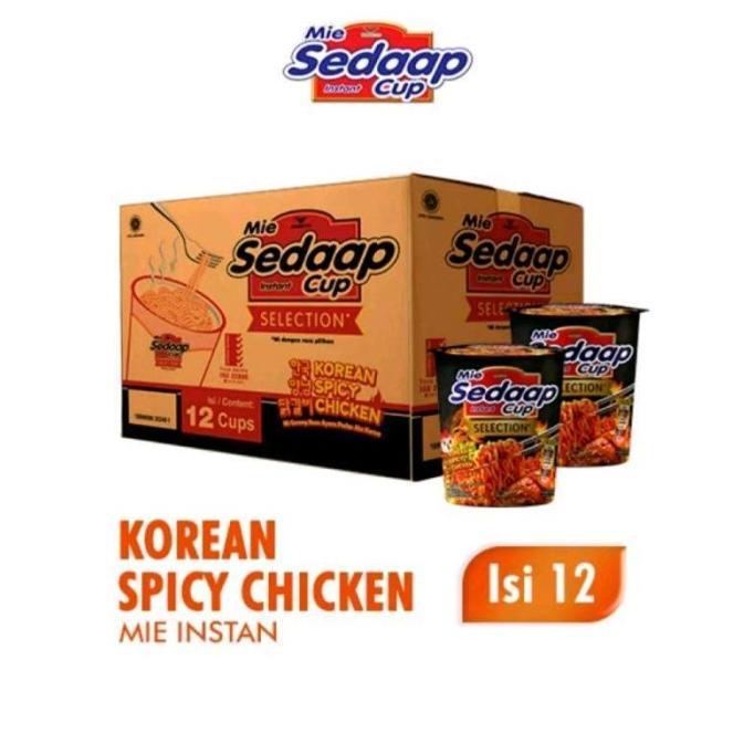 Gambar Mie Sedaap Cup Selection Korean Spicy Chicken 1 dus Sedap Cup Goreng dari sini beli store undefined Tokopedia