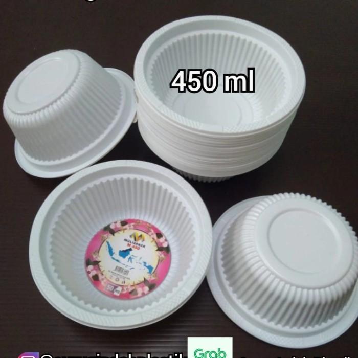 Gambar Mangkok Plastik Sekali Pakai 450 ml merk MULIA PACK M 450 ml isi 50 pcs / Mangkok Soto Baso dari Sabar Jaya - Pasar Lama undefined Tokopedia