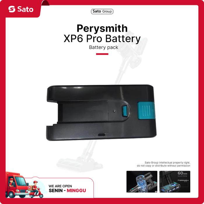 Gambar PerySmith XP6 Pro Cordless Vacuum Cleaner Perysmith Handheld 3 in1 Vacum Cleaner Portable Penyedot Debu Tanpa Kabel Vakum - Baterai, Garansi Resmi dari SATO Indonesia undefined Tokopedia