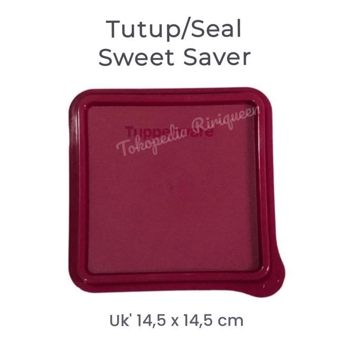 Gambar PROMO|SALE Tupperware Tutup Seal Sweet Saver Toples Makanan - Maroon dari Amanah t0ko undefined Tokopedia