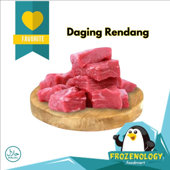 Gambar Daging Sapi Rendang Potongan 20 - 30 per kg Diskon Murah Siap Kirim - rendang 1kg dari frozenology undefined Tokopedia