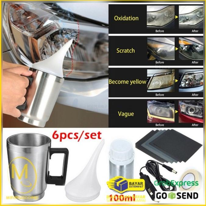 Gambar Alat Nano Burn Coating Headlamp Alat Pembersih Headlamp/Lampu 1 Set dari Berkah_Sejahtera. undefined Tokopedia