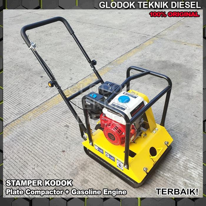 Gambar STAMPER KODOK + ENGINE HONDA GP 160 PLATE COMPACTOR HONDA ORIGINAL - + GX 200 CHINA dari Glodok Diesel undefined Tokopedia