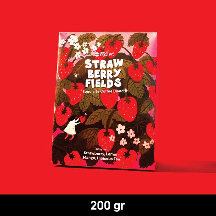 Gambar Strawberry Fields - specialty coffee blend by Space Roastery - 200 gram, Biji utuh dari Space Roastery undefined Tokopedia