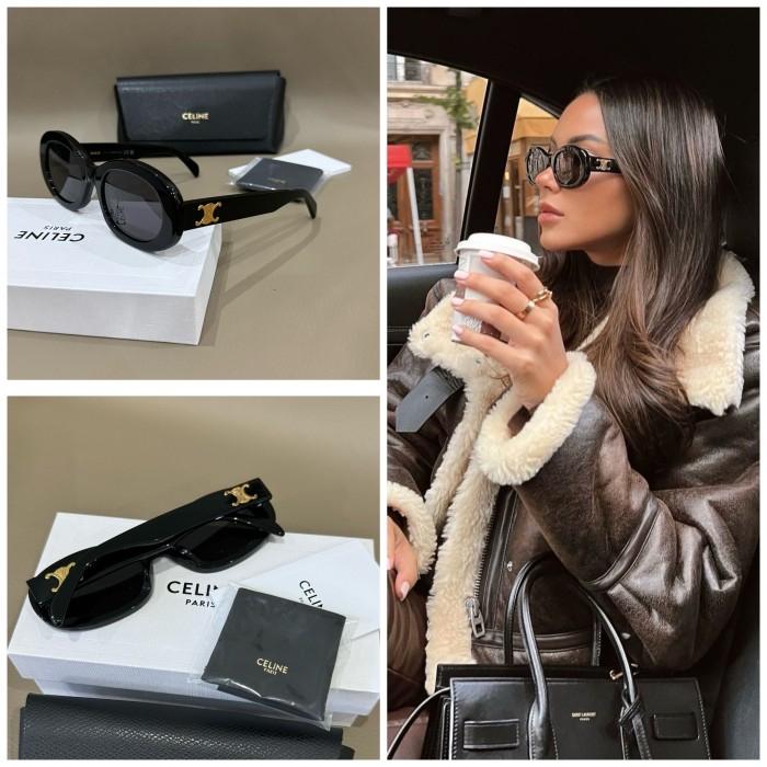 CELINE ブラック スクエア サングラス 楽天市場】CELINE セリーヌ Black Frame 45 Sunglasses ブラック