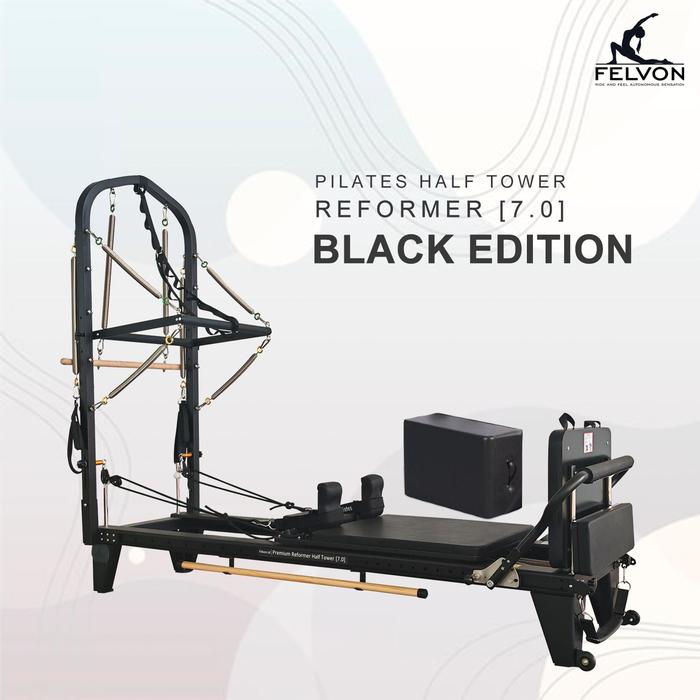Gambar Felvon Pilates Reformer Half Tower - BlackEdition dari Felvon Indonesia undefined Tokopedia