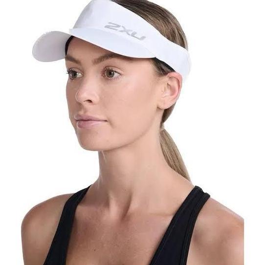 Gambar NEW 2XU UNISEX RUN VISOR - OSFA BARANG READY, JUMLAH SESUAI YANG ADA DI ETALASE - WHT/WHT dari ejenpolo undefined Tokopedia