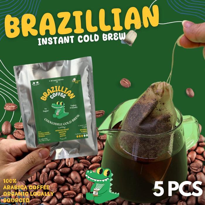 Gambar READY Instant Cold Brew Coffee By Black Potion Roaster ( 5 pcs ) kopi - Brazil 5 pcs dari SAMUEL HUTAN BASAH undefined Tokopedia